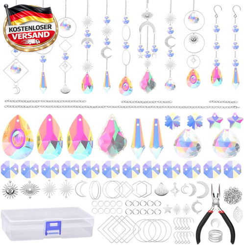 Kristall windspiel set - kristall-windspiel, diy