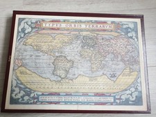 Hogenberg Typus Orbis  Terarrum Historische  Weltkarte Typvs Terarrvm Antik