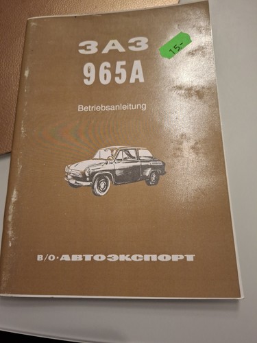 Saporoshez zaz 965 - saporoshez, a