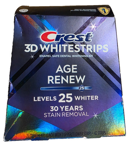 Crest whitestrips age renew - 3d,