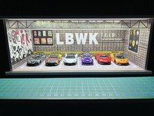 ? 1:64 Diorama Display Car LBWK Garage Parking Modellauto USB LED Modellbau