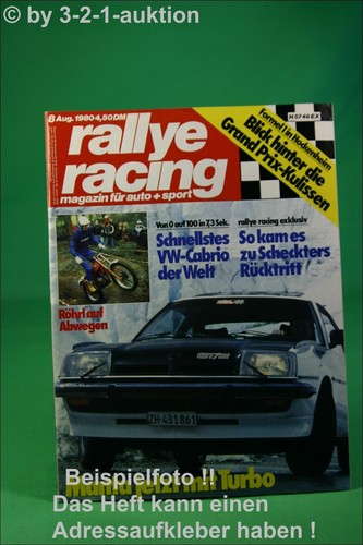 Rallye racing opel - 8/80,