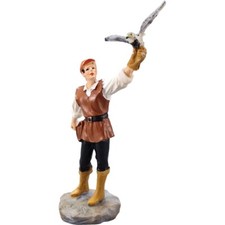 Mittelalterliche Falkner Figur
