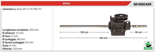 Antrieb selbstfahrend efco - antrieb,