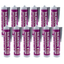 12x Silikon grau 310ml