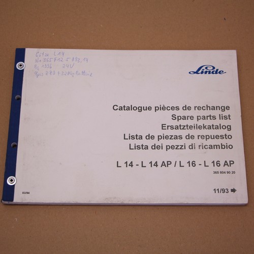 Linde l14 l16 - linde,