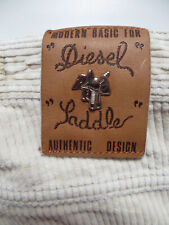 Diesel Saddle Cord Jeans Hose W 30 /L 30, Silber Sattel, Breit- Cordhose, KULT !