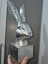 EDLER Hasenkopf Ostern Silber