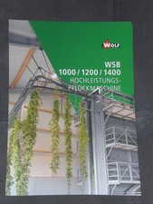 WOLF WSB Hopfen Hochleistungs-Pflückmaschine Prospekt ( 25576 )