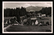 AK Eibenstock i. sächs. Erzgebirge, Unterkunftshaus Auersberg aus der Vogelscha 