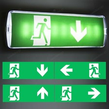 LED Notleuchte Fluchtwegleuchte Notbeleuchtung Notausgang Exit Notlicht Mit Akku