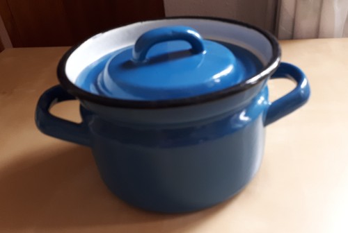 Emaille topf mit deckel - topf, *