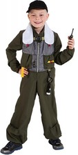 Jet pilot pilotenkostüm - jet,