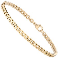 Jobo curb bracelet 333 gold