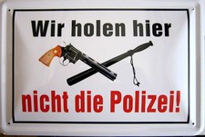  Blechschild 20x30 cm -