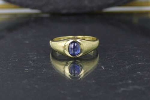 Saphirring goldring mit - saphirring,,