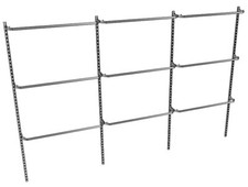 Wandregal Wandgarderobe Ladeneinrichtung begehbarer Kleiderschrank Regal 380 cm