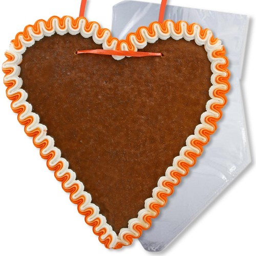 Lebkuchenherz rohling 21cm - lebkuchenherz,