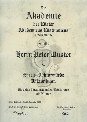 Diplom urkunde ehren - diplom, doktor