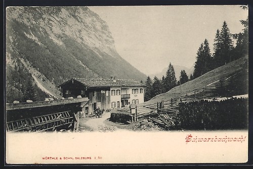 Ansichtskarte reichenhall - ansichtskarte,