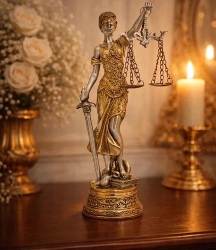 Justitia statue göttin - –,