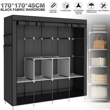Kleiderschrank Stoffschrank Faltschrank Stoffkleiderschrank Camping Schrank