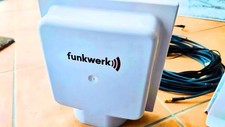 Funkwerk LTE 800 MIMO Antenne + Telekom Speedport LTE II Router + 3m Kabel