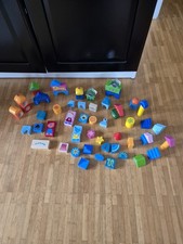 HABA Bausteine *  Fantasiesteine * Holz * 66 Teile * bunt * Spiegel * Glocke