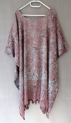 Kaftan tunika lang braun töne - tunika,
