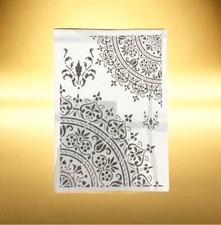 Wiederverwendbare Schablone Orientalische Marokkanisches Muster Ornament Nr. 125