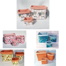 3tlg Set Stoffkörbchen