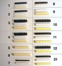 6 & 12 Saiten Bass, E-Akustikgitarrenmutter N1,2,3,4,5,6,7,8,9,10,11,12,31 