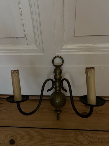 Kerzenhalter wandaltmessing - kerzenhalter,