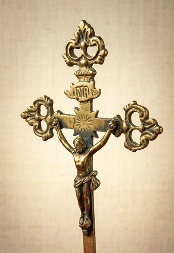 Barock kruzifix standkreuz - kruzifix,
