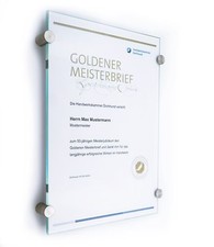 Urkunden Rahmen, Rahmen