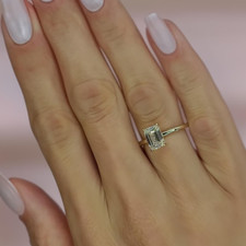 Damen Diamant Ring Lab Grown