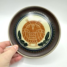 KMK Wandteller Teller Kupfermühle Eule Vogel Keramik Vintage