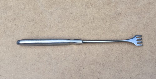 Wundhaken zahnig 5 cm - wundhaken, 4-zahnig