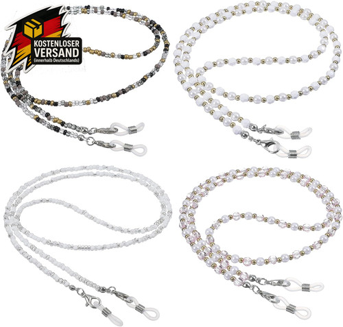 Brillenkette damen set - brillenkette, 4