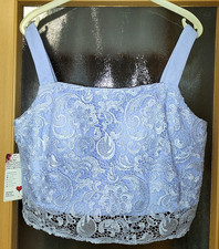 Damen 2Teiler Chiffon Spitze