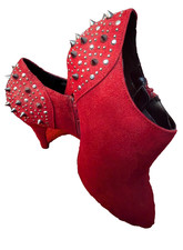 Einfach geile Schuhe - Rot mit Nieten und Stacheln, Gr. 39, Graceland