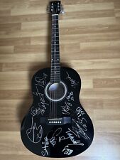 Original Signaturen Autogramme Unterschriften Gitarre von verschiedenen Musikern