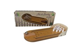 Tischbowling spiel aus - aus, holz