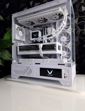 Valkyrie VK03 LCD White Case with Touchscreen Mid Tower Gaming Case