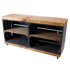 Schuhschrank aus Obstkisten