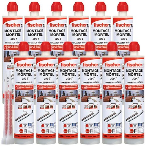 12x fischer montagemörtel fis - fischer,