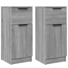 Sideboards 2 Stk. Grau Sonoma