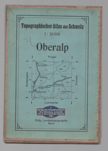 Karte schweiz oberalp - schweiz,