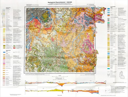 Geologische karte fulda - karte,