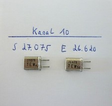 CB Funk Quarz Paar Kanal 10 AM + erfolgreich geprüft und getestet + Kombiversand